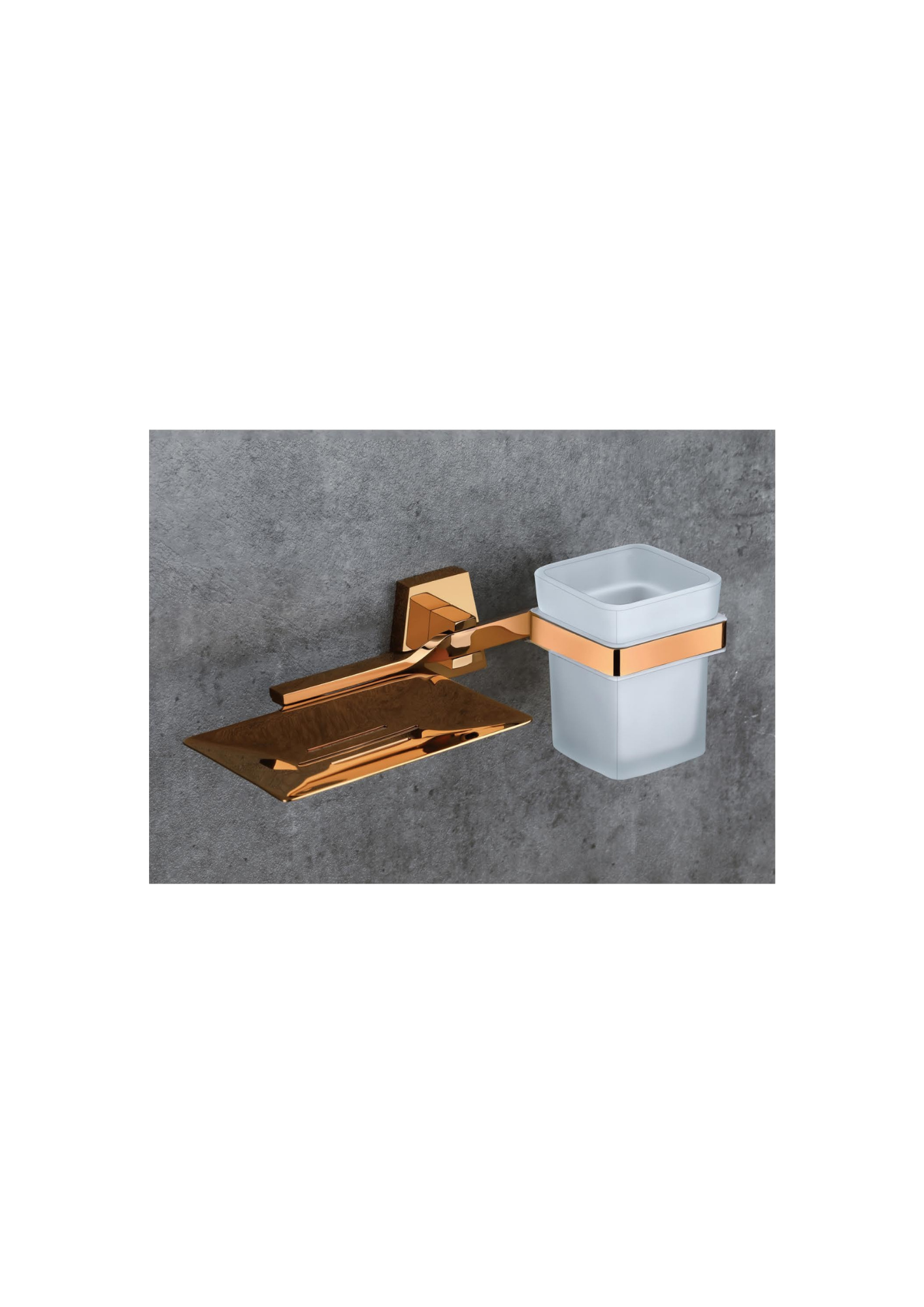 Soap Dish With Tumbler Holder SQUARE SERIES20