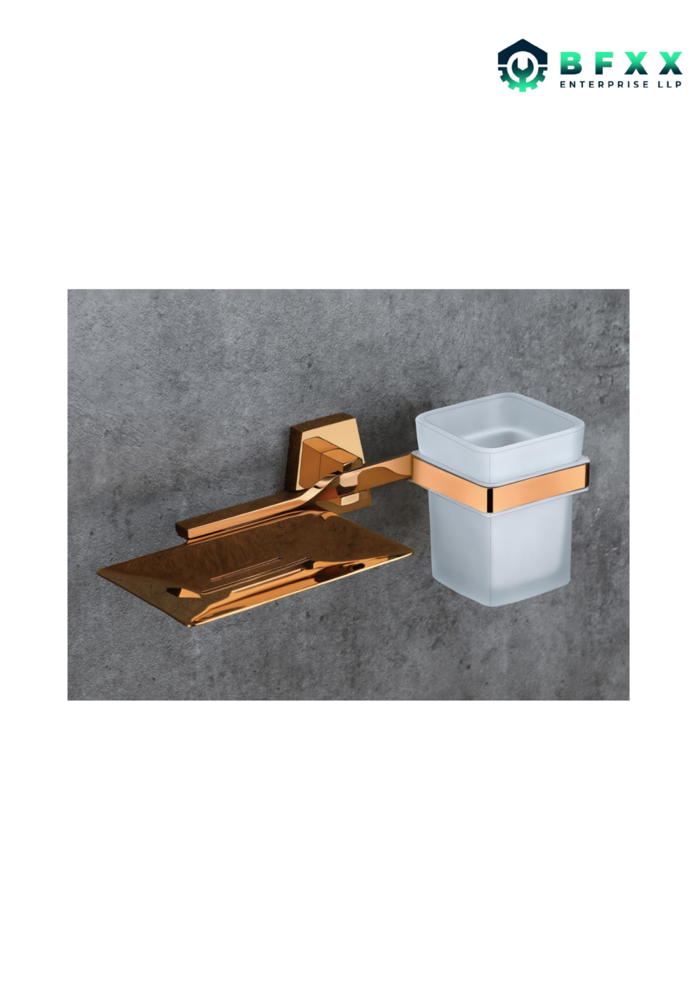 Soap Dish With Tumbler Holder SQUARE SERIES20